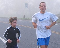 Henry Griffin and his father, Phil Griffin, both from Winchester